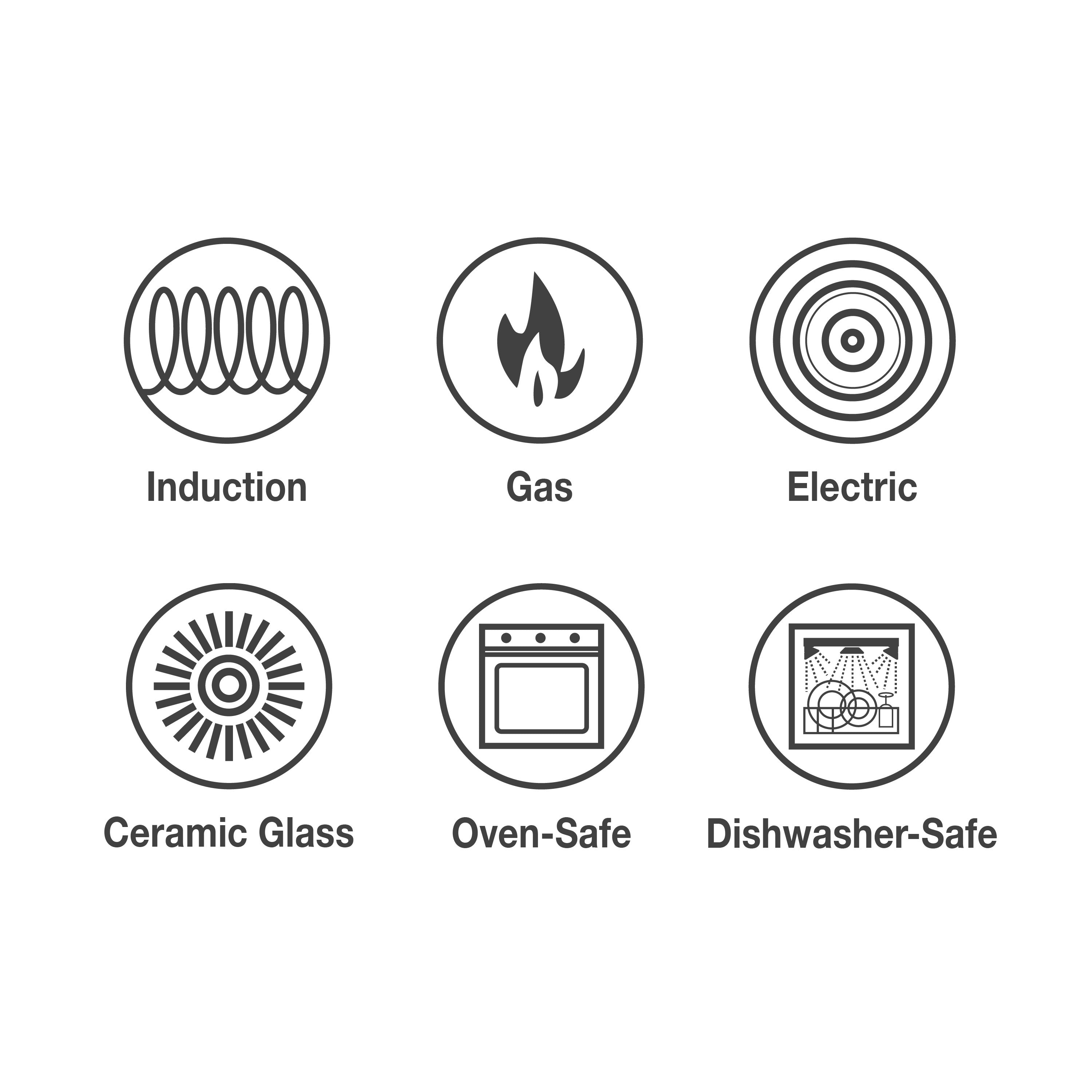 Tri-Ply Clad 8 Quart Stainless Steel Covered Stock Pot - Glass Lid